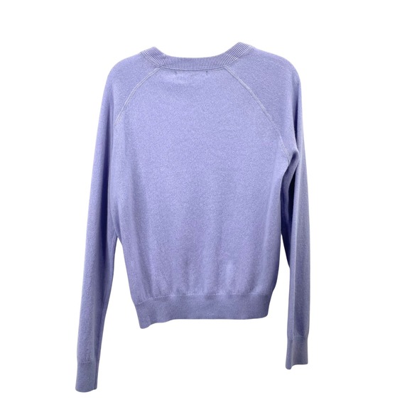 Quince 100% super soft cashmere crew neck sweater Size M lavender purple - Picture 6 of 7